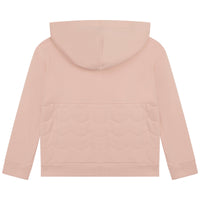 Cardigan en molleton - Bois de rose
