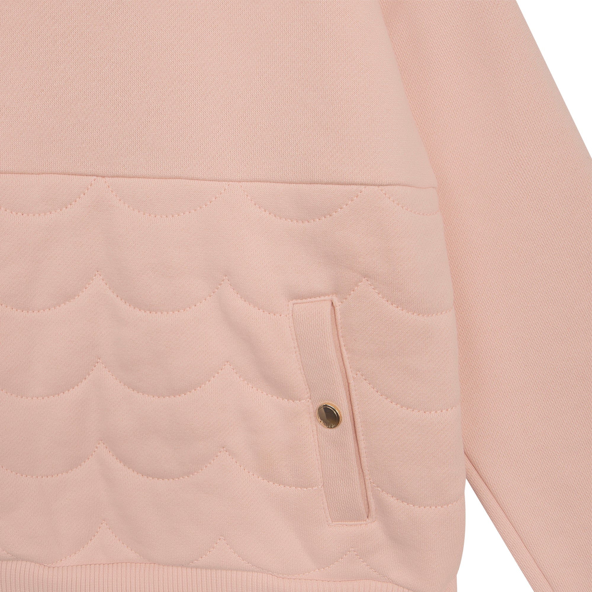 Cardigan en molleton - Bois de rose