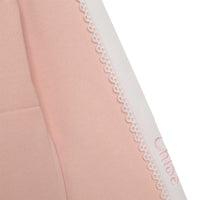 Cardigan à galons en molleton - Bois de rose