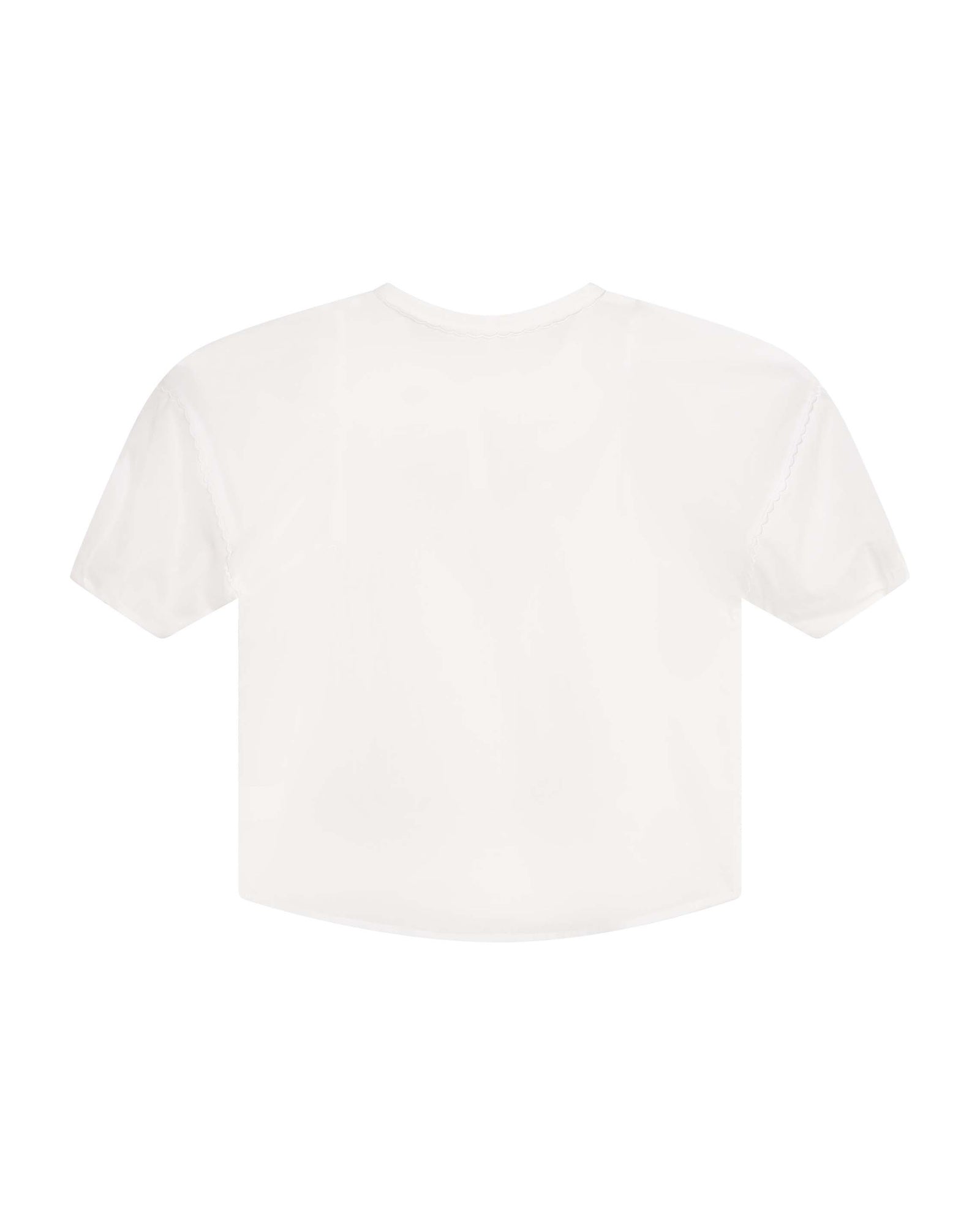 Blouse à manches bouffantes en coton - Off White