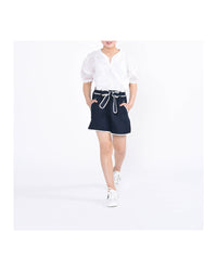Blouse à manches bouffantes en coton - Off White