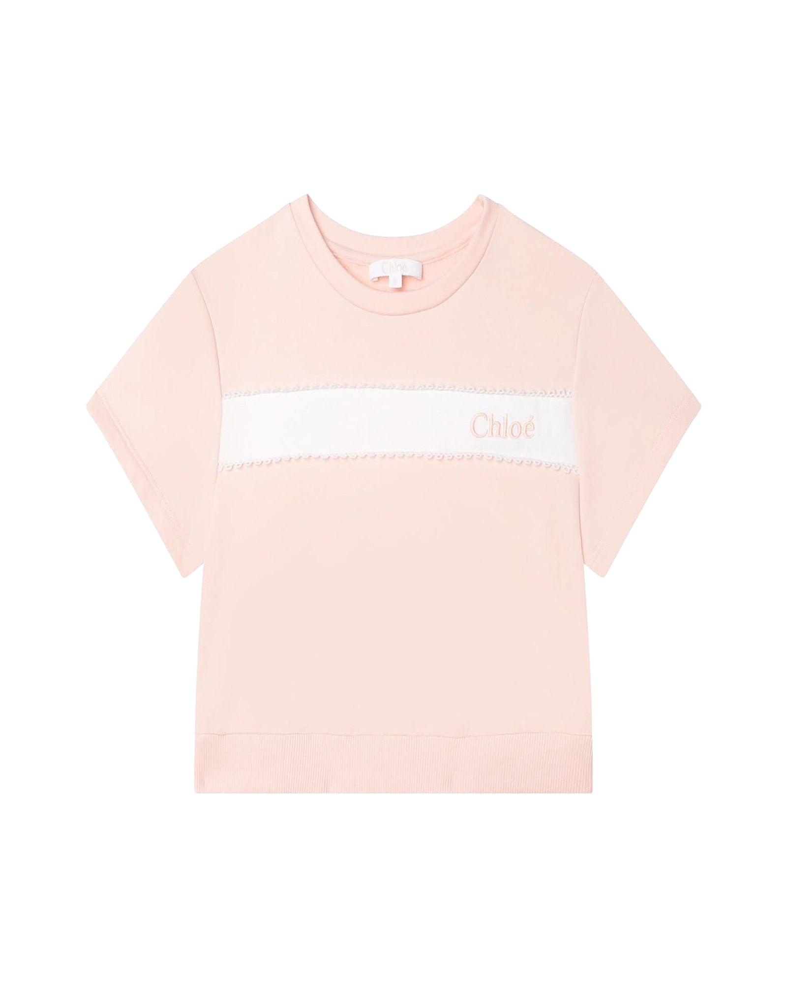 T-shirt à manches courtes en molleton - Bois de Rose