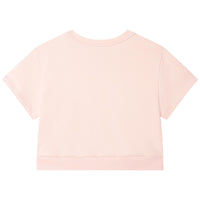 T-shirt à manches courtes en molleton - Bois de Rose