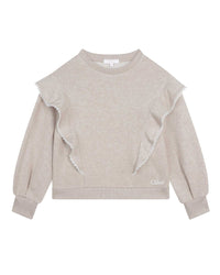 Sweatshirt en molleton - Beige fonce