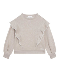 Sweatshirt en molleton - Beige Foncé