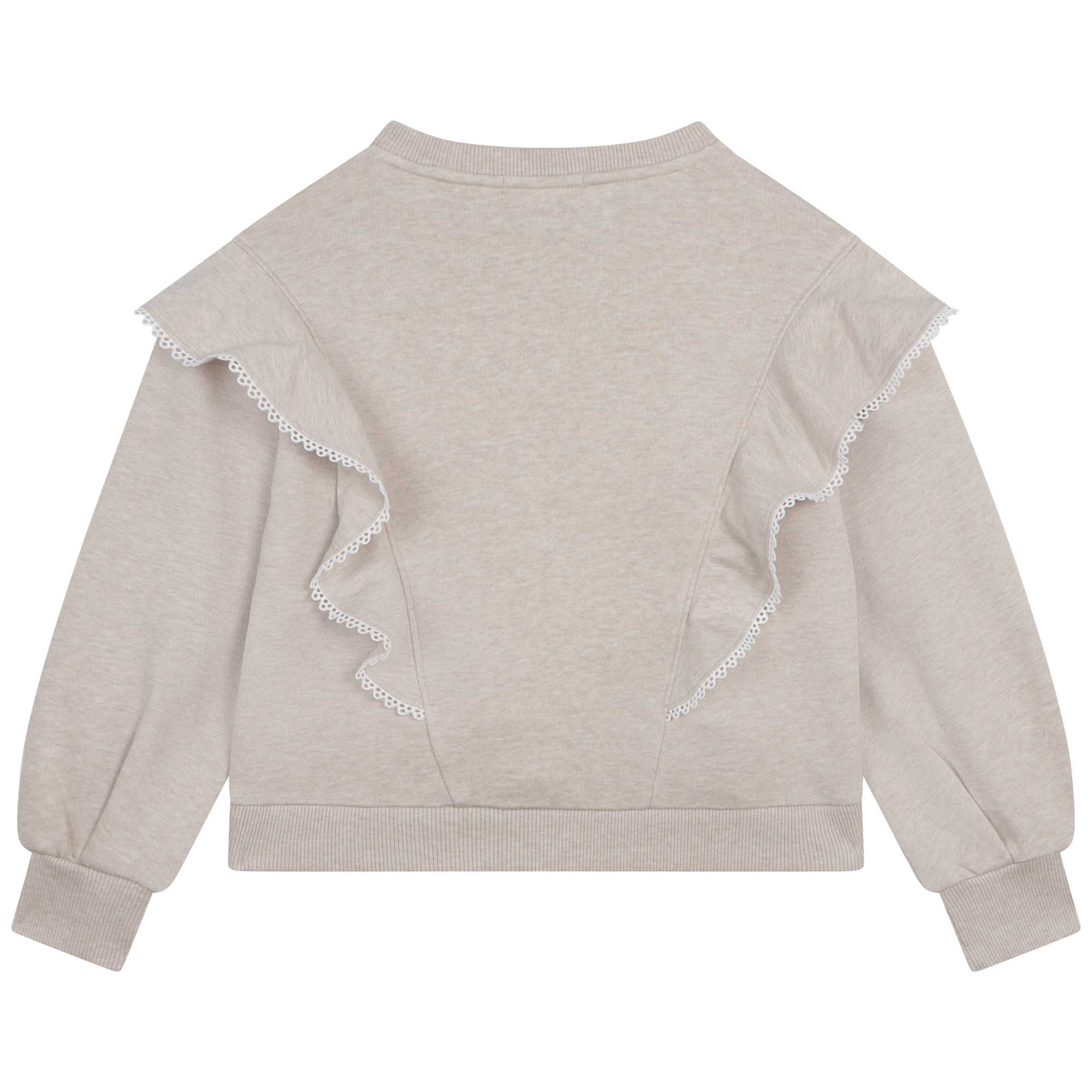 Sweatshirt en molleton - Beige Foncé