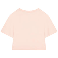 T-shirt manches courtes logo en borderies - Bois de Rose