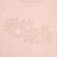 T-shirt manches courtes logo en borderies - Bois de Rose