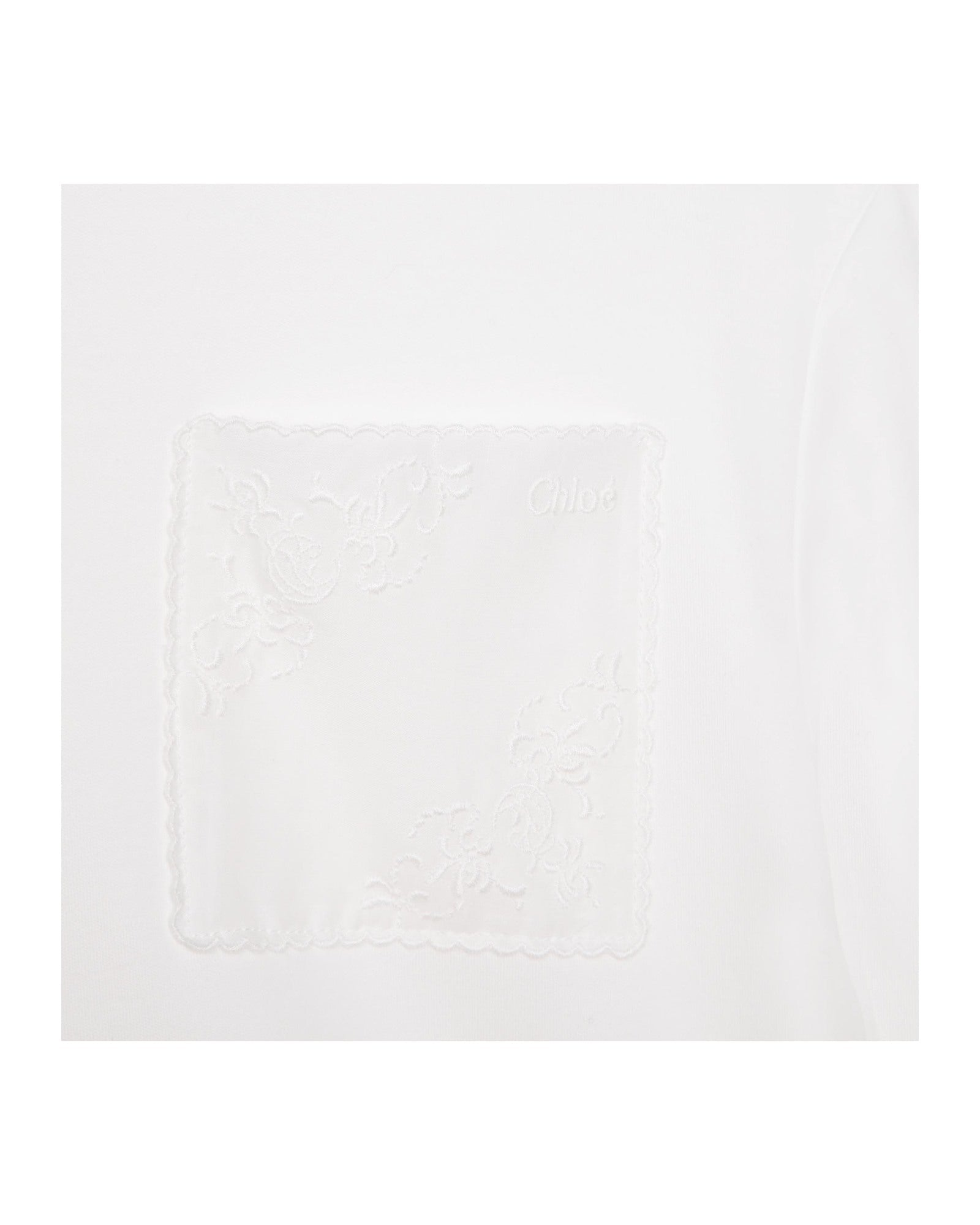 Embroidered T-shirt - Offwhite