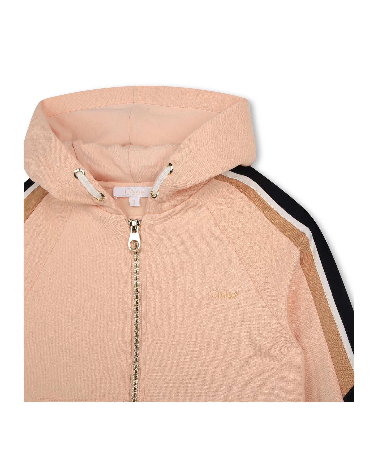 Gilet molleton en coton - Bois de Rose
