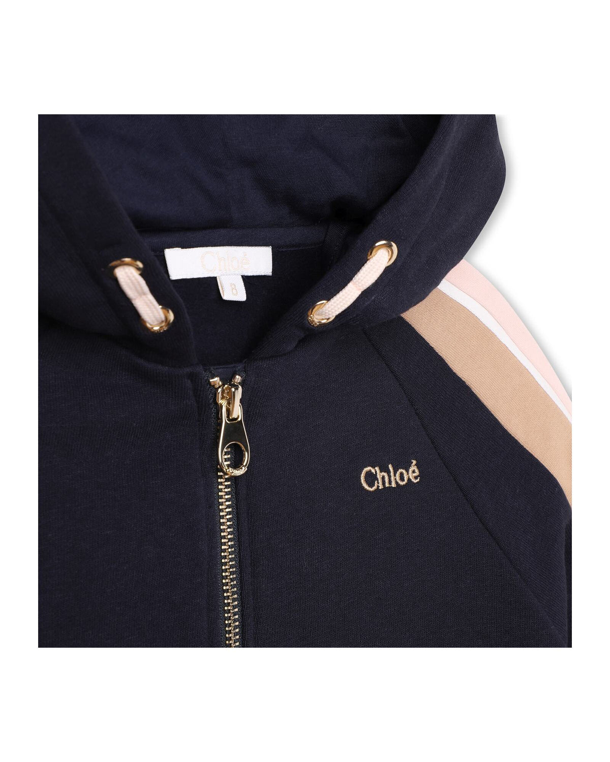 Cardigan molleton en coton - Bleu Amiral
