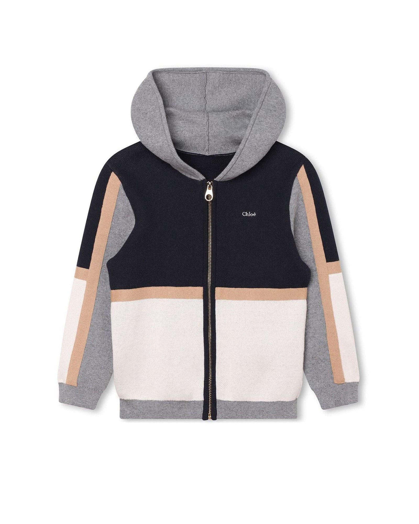 Cardigan en tricot de coton - Bleu amiral