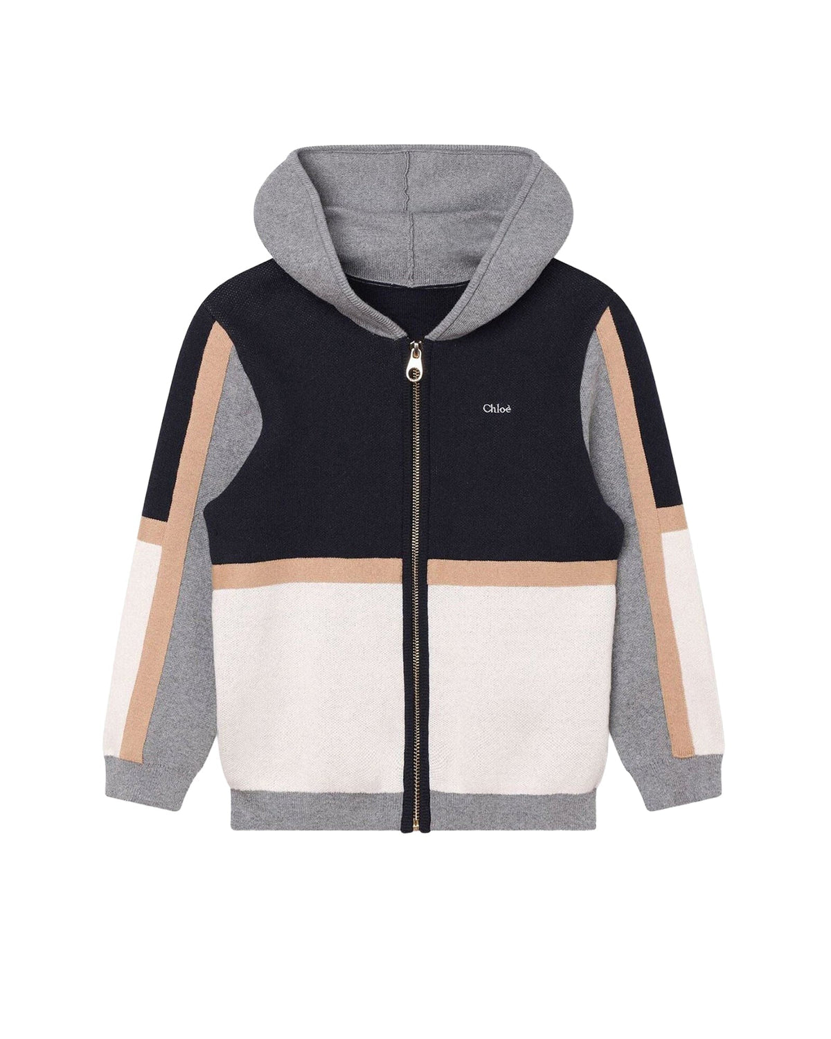 Cardigan en tricot de coton - Bleu Amiral