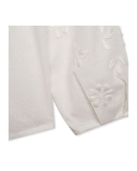 Long-sleeved cotton blouse - Off White