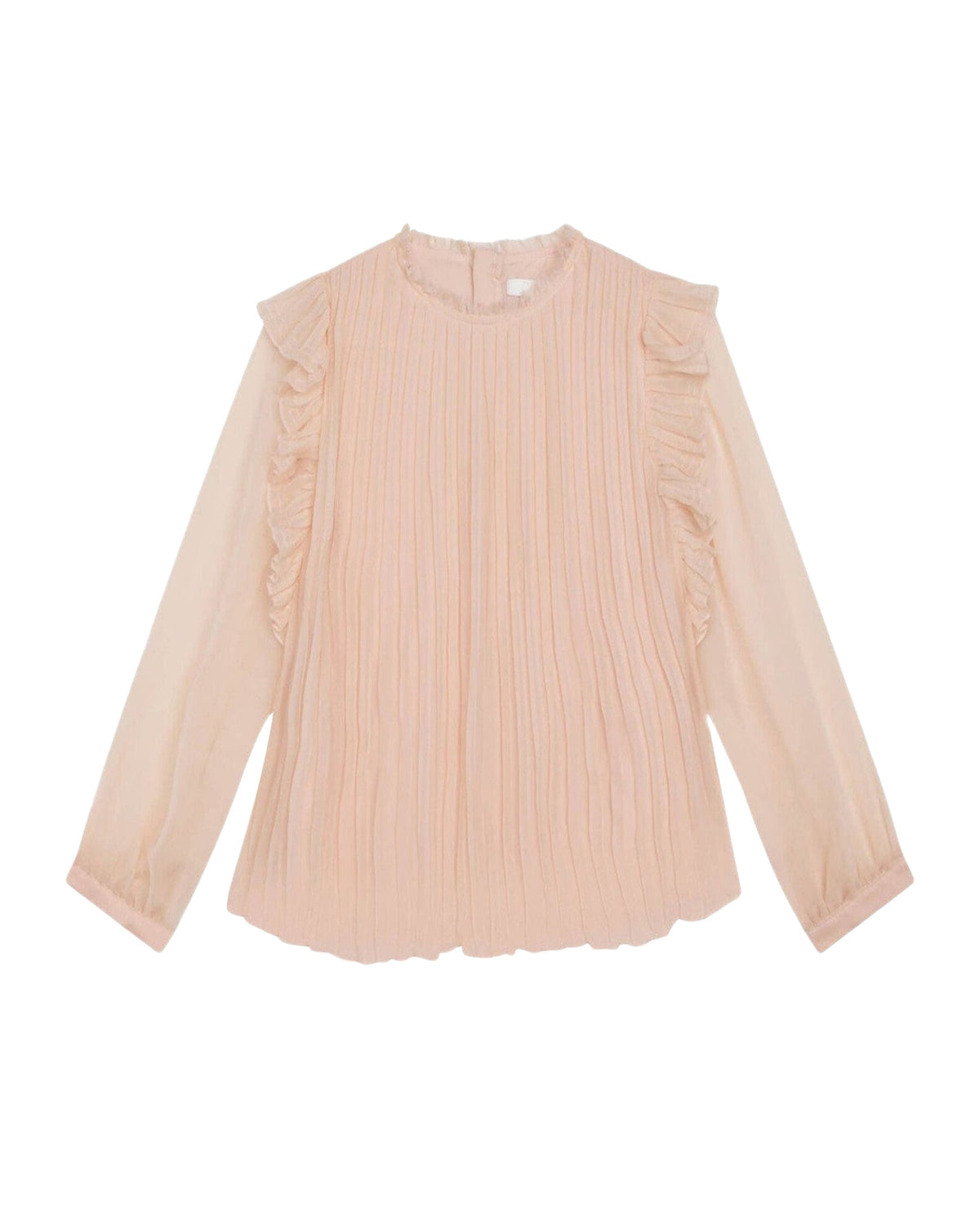 Blouse de cérémonie en soie - Bois de Rose
