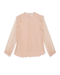Silk formal blouse - Bois de Rose