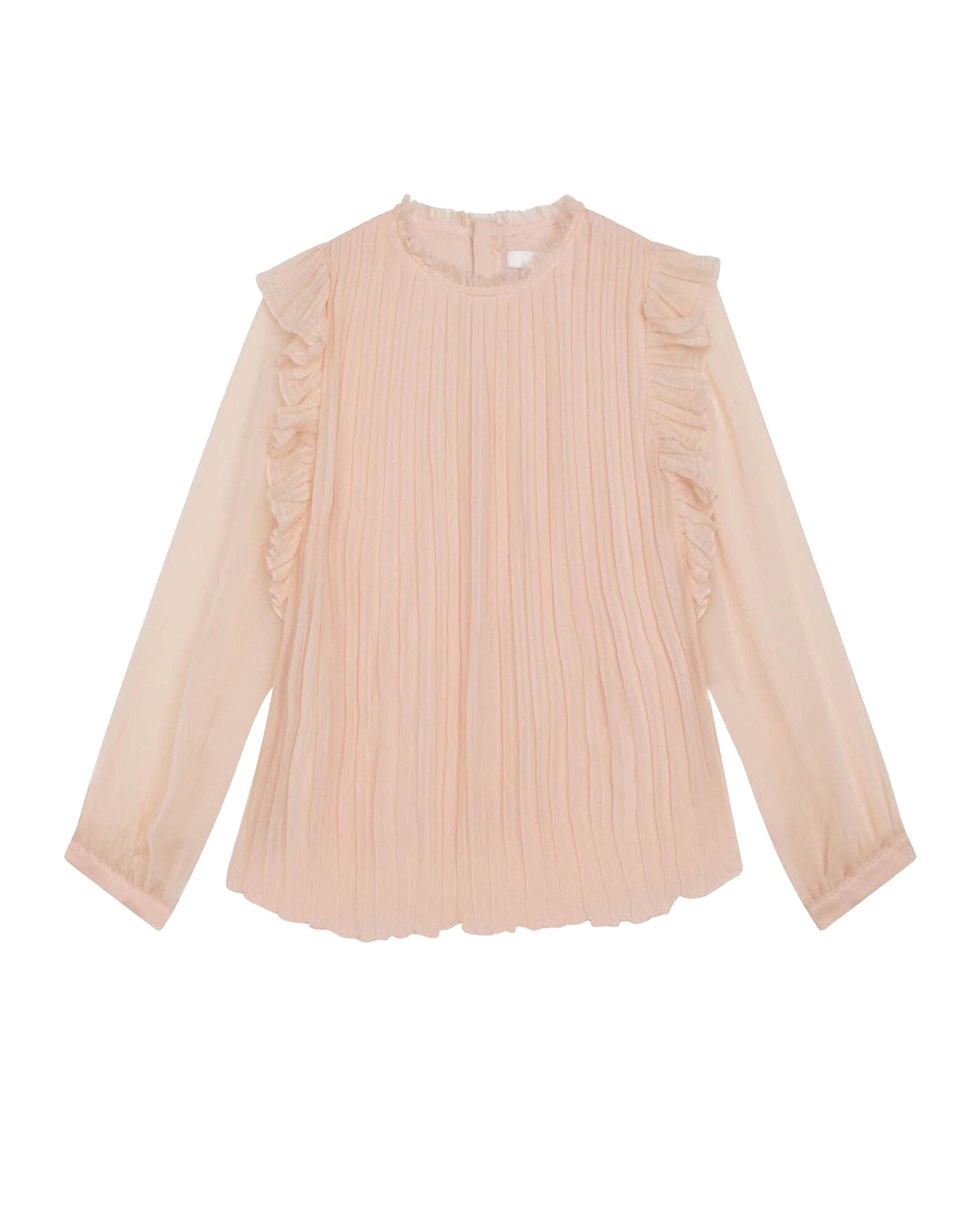 Silk formal blouse - Bois de Rose