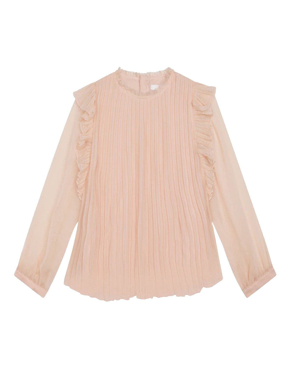 Blouse de cérémonie en soie - Bois de Rose