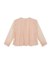 Blouse de cérémonie en soie - Bois de Rose