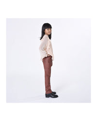 Blouse de cérémonie en soie - Bois de Rose