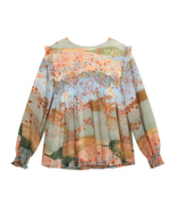 Blouse de cérémonie en laine - Multicolor