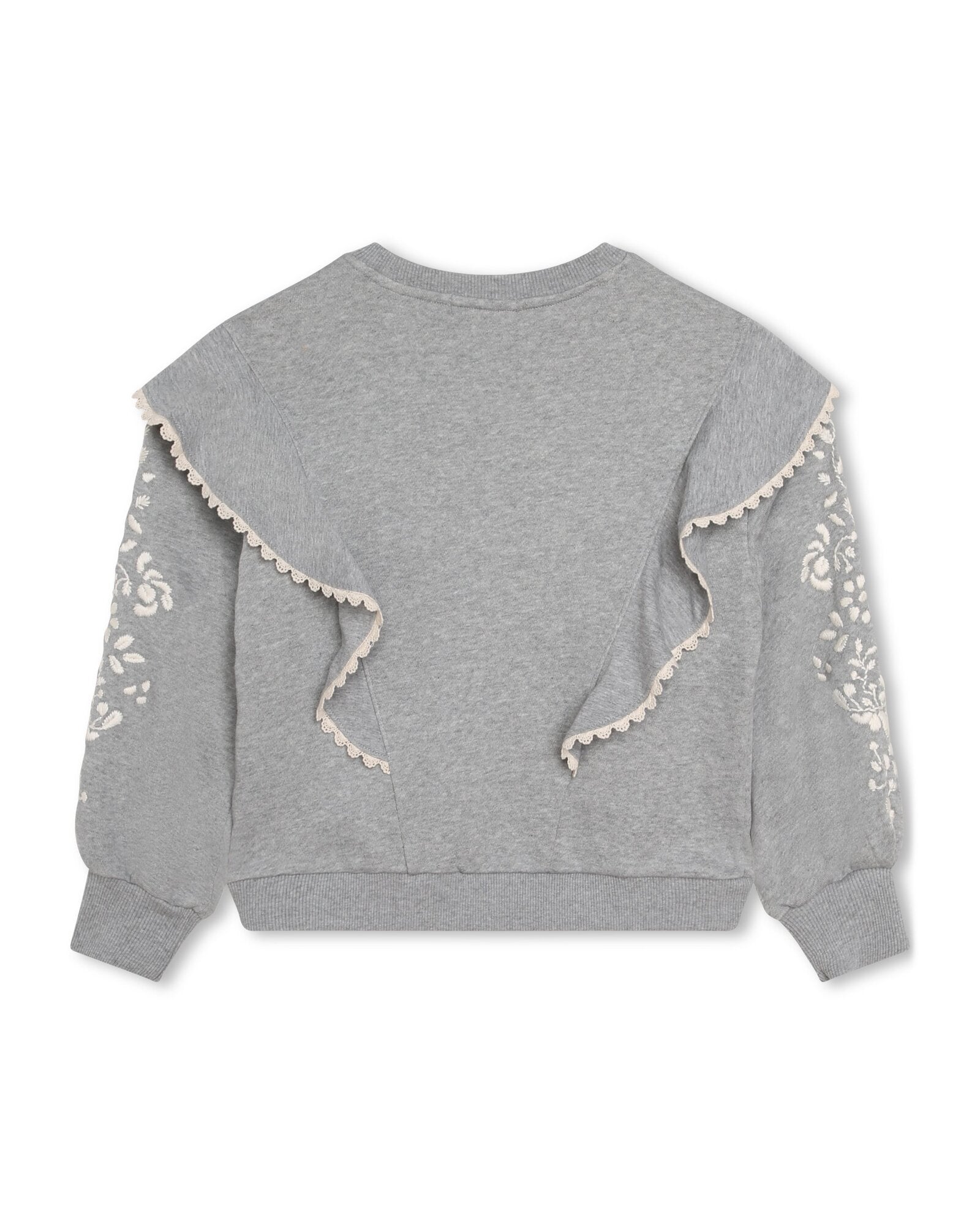 Sweatshirt en coton - Gris Chiné