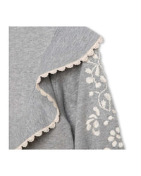 Sweatshirt en coton - Gris chiné