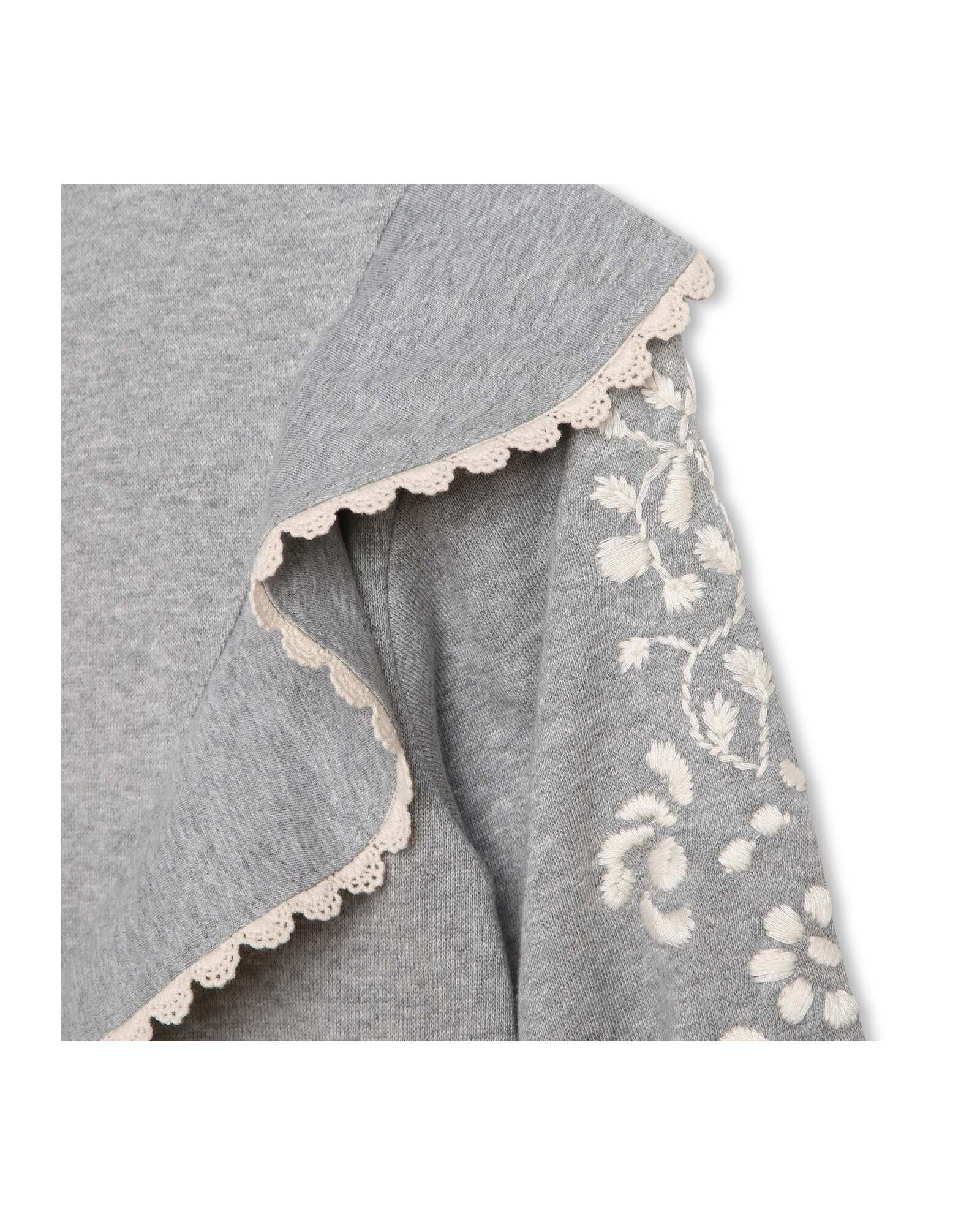 Sweatshirt en coton - Gris chiné