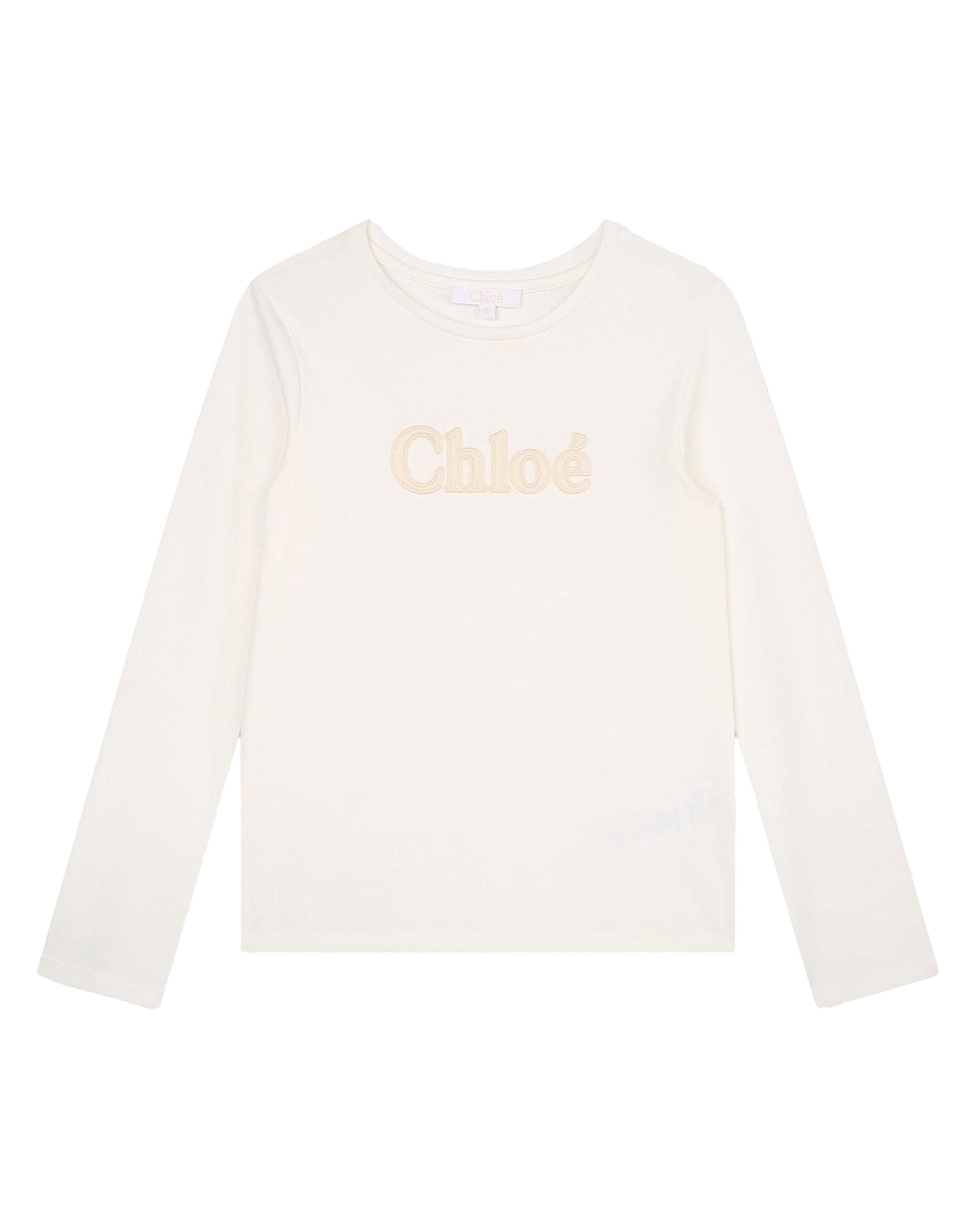 Long-sleeved cotton T-shirt - Off White