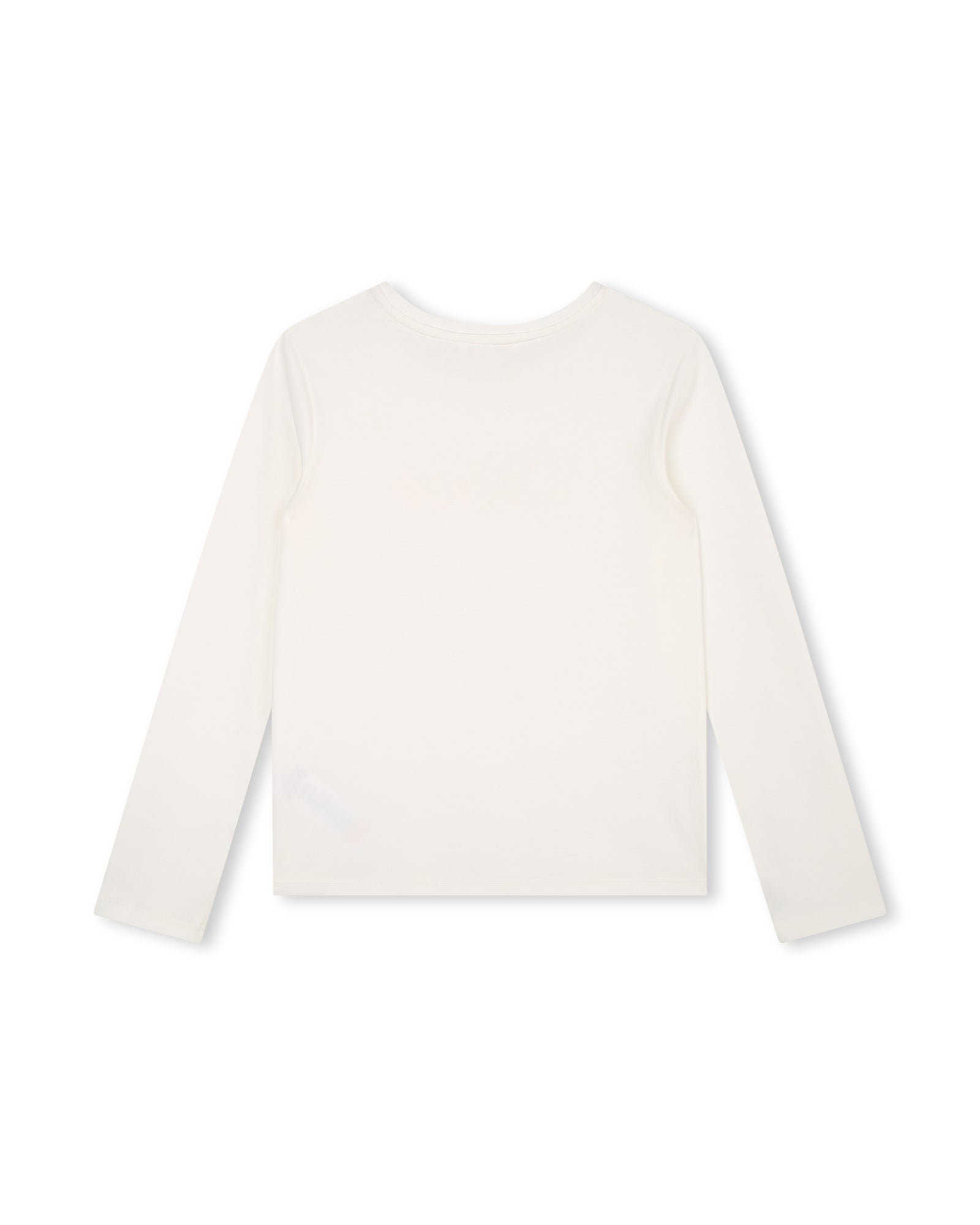 Long-sleeved cotton T-shirt - Off White