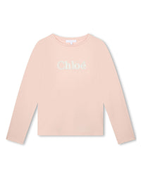 Long-sleeved cotton T-shirt - Bois de Rose