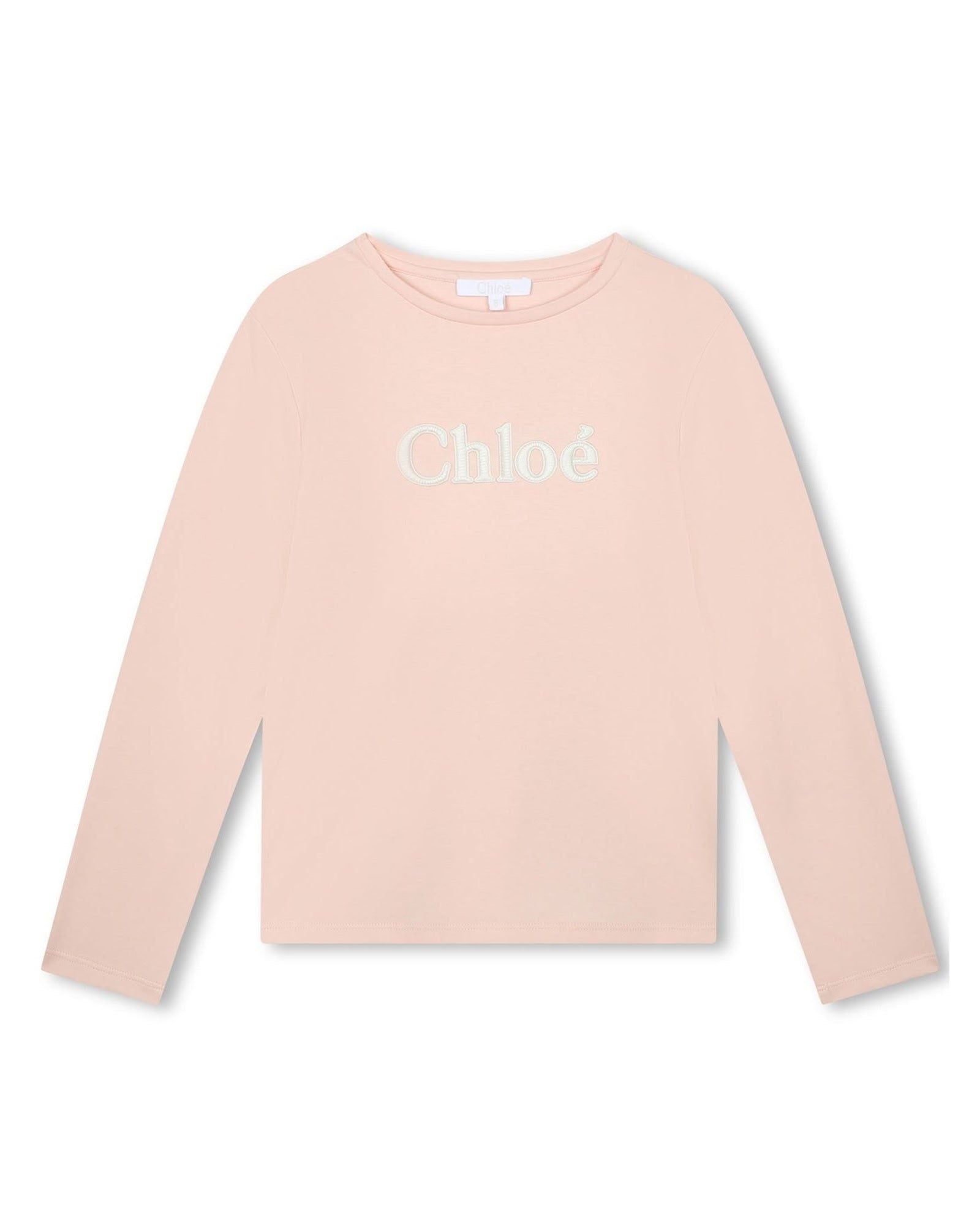 Long-sleeved cotton T-shirt - Bois de Rose