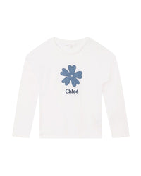T-shirt à manches longues en coton - Off White