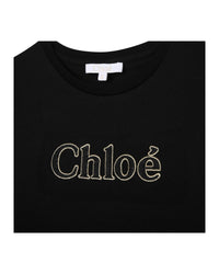 T-shirt à manches longues en coton - Black