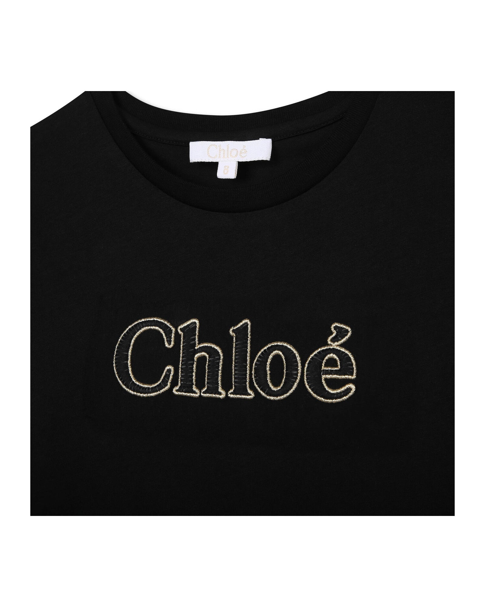 T-shirt à manches longues en coton - Black