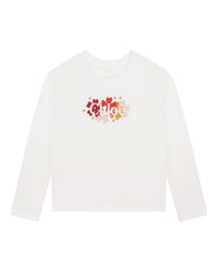 T-shirt à manches longues en coton - Offwhite