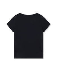 T-shirt à manches courtes en coton - Bleu Amiral