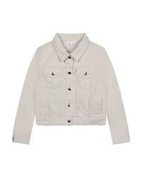 Denim snap jacket - Denim Ivoire