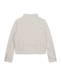 Denim snap jacket - Denim Ivoire