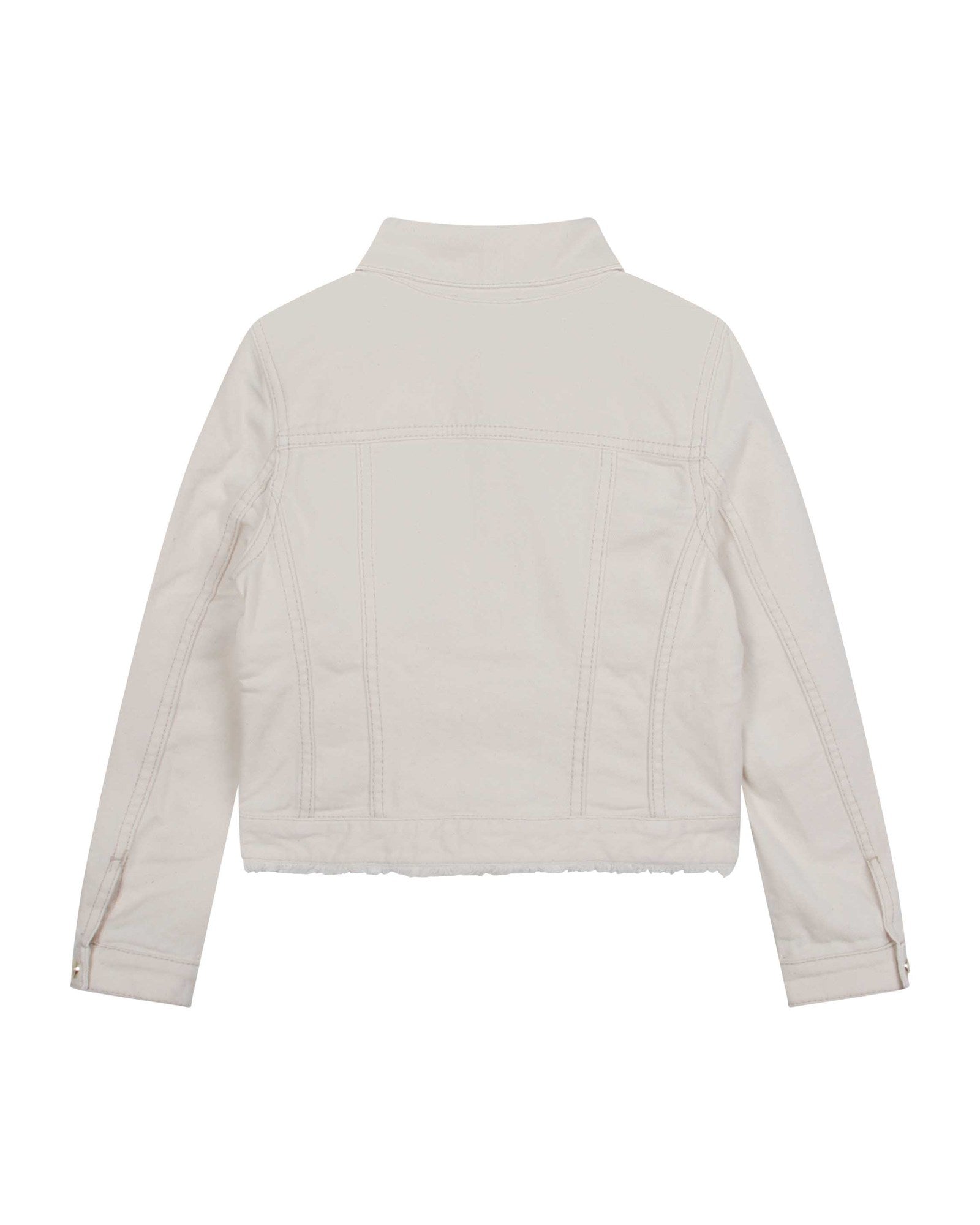 Denim snap jacket - Denim Ivoire