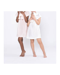 Chemise de nuit en coton - Bois de Rose