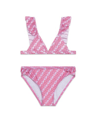 Maillot de bain 2 pièces - Rouge rose