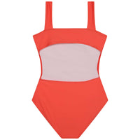 Maillot de bain 1 pièce dos-nu en fibres - Light peach