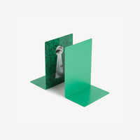 Serratura su Malachite bookend - Green
