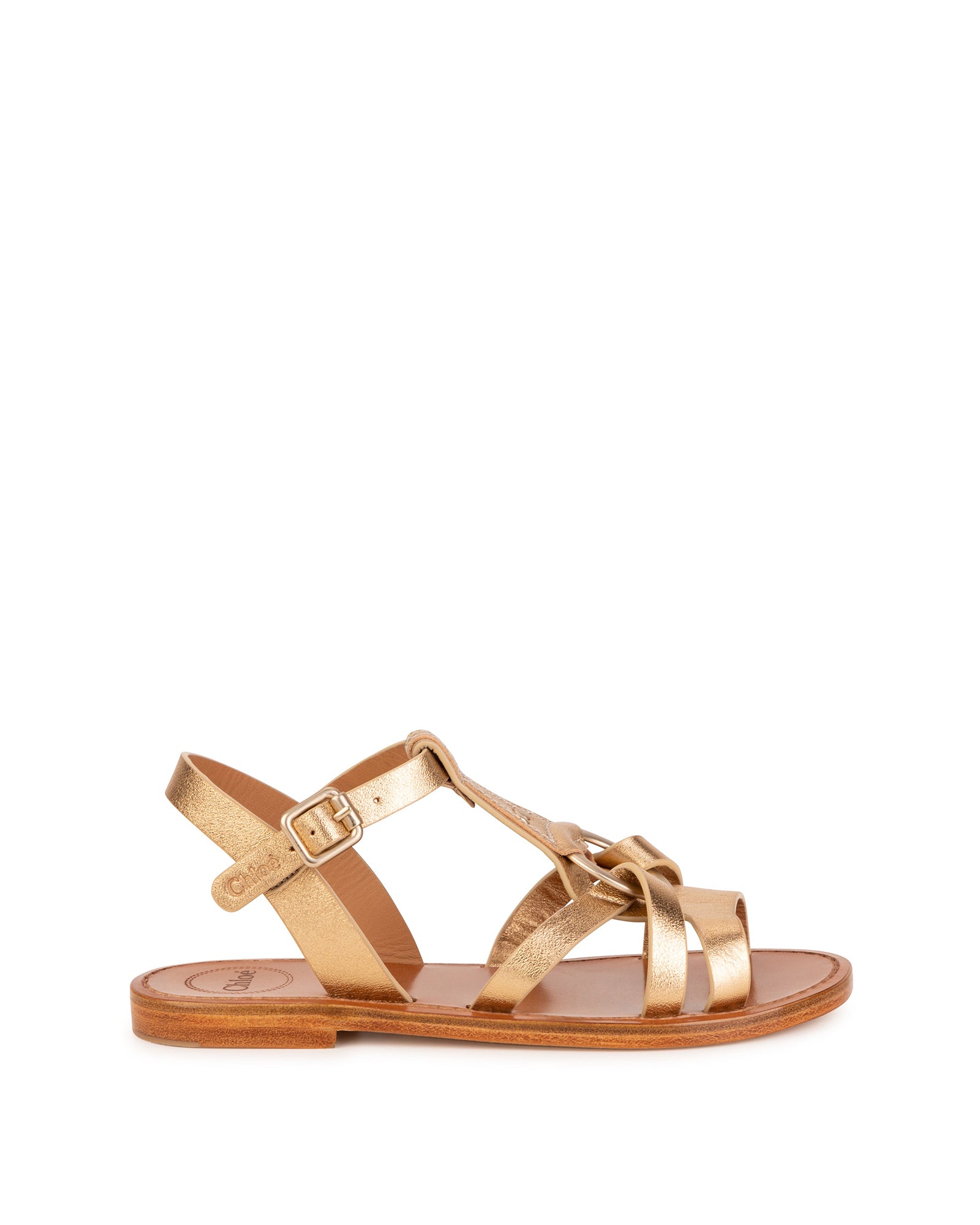 Sandales en cuir - New Gold