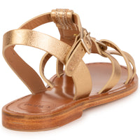 Sandales en cuir - New Gold