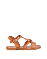 Sandales en cuir - Roux