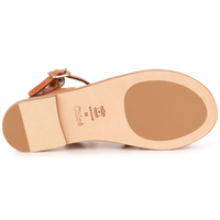 Sandales en cuir - Roux