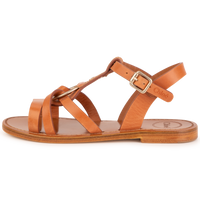 Sandales en cuir - Roux