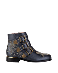 Bottines en cuir - Black